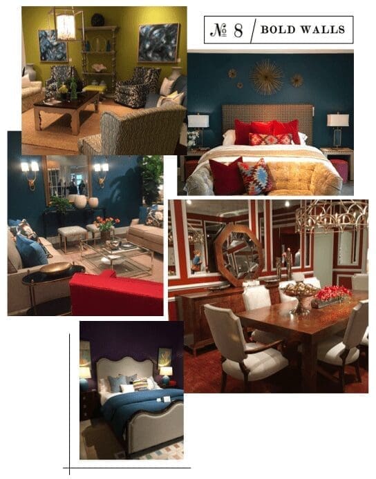 bold wall color interior design trends