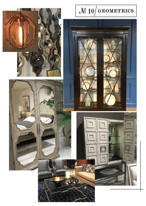 geometric shape detail interior design trends