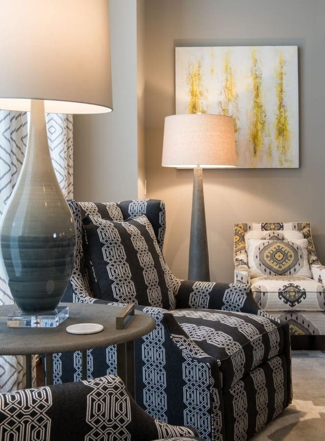 Frisco interior design family home living space