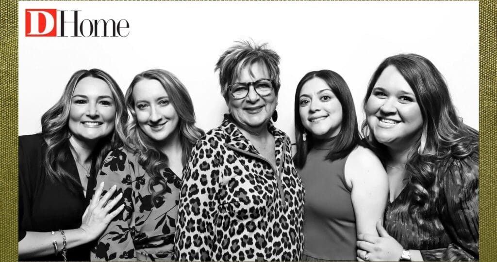 Award-winning Dallas interior design team at DHome Best Designers in Dallas 2025 event, recognized for excellence in luxury home design.