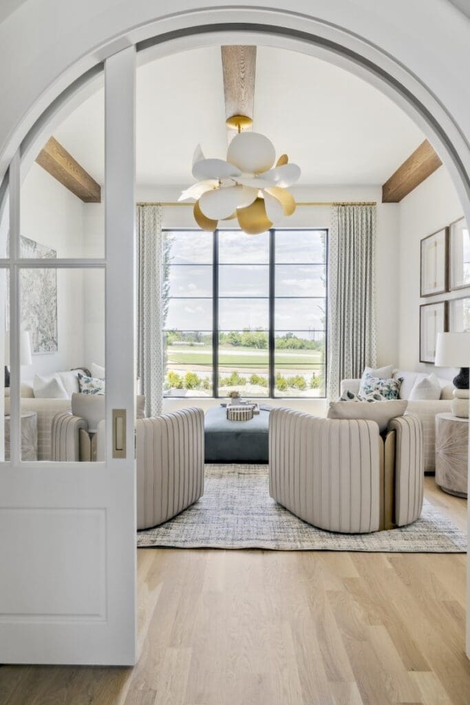 Dallas Luxury Interior Designer - Sitting Room - Baker Design Group