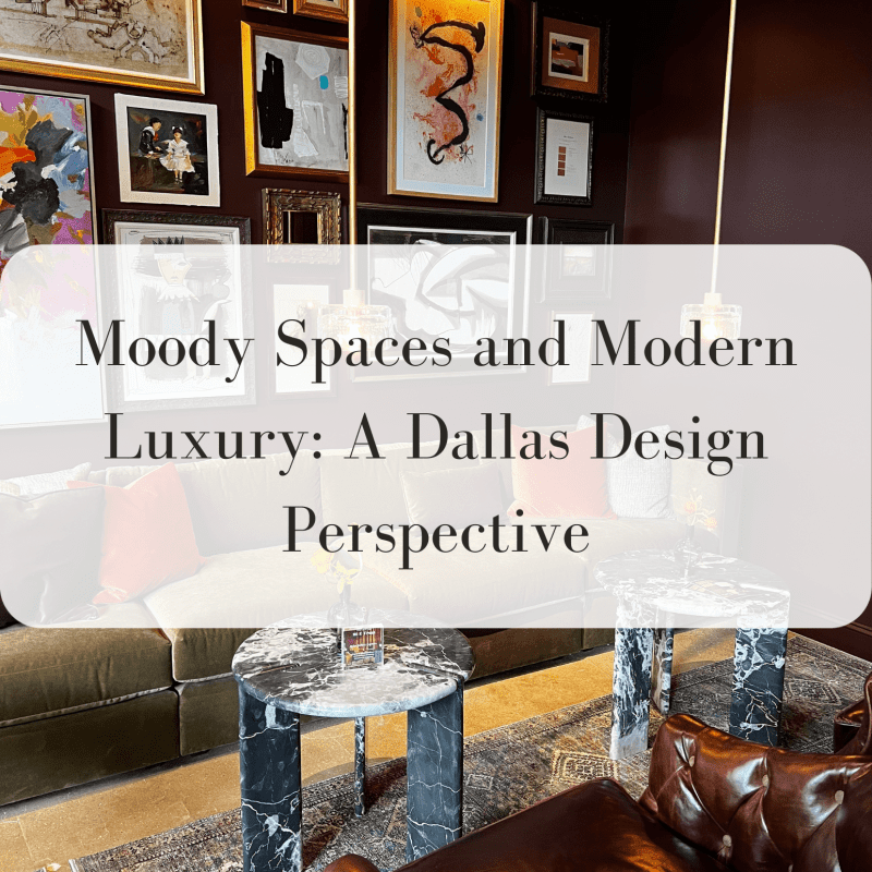 Moody Spaces Dallas Interior Designers